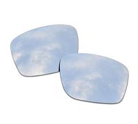 SOODASE Pour Oakley Mainlink Des lunettes de soleil Argenté Verres de remplacement polarisés