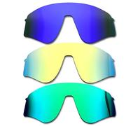 SOODASE Pour Oakley Sutro Lite Sweep Lunettes de Soleil Bleu/Or/Vert Polarisation Verres de Remplacement
