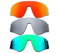 SOODASE Pour Oakley Sutro Lite Sweep Lunettes de Soleil Rouge/Argent/Vert Polarisation Verres de Remplacement