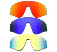 SOODASE Pour Oakley Sutro Lite Sweep Lunettes de Soleil Rouge/Bleu/Or Polarisation Verres de Remplacement