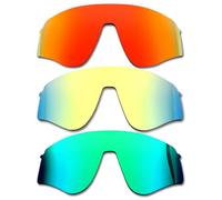 SOODASE Pour Oakley Sutro Lite Sweep Lunettes de Soleil Rouge/Or/Vert Polarisation Verres de Remplacement