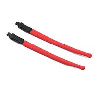 SOODASE Rouge Caoutchouc Replacement Jambes de cadre noir Pour Oakley Marshal MNP OX8091 Cadre de lunettes