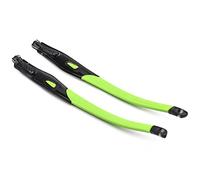 SOODASE Vert Clair Caoutchouc Replacement Pieds de Cadre Noirs Transparents pour Oakley Crosslink Sweep/Switch Cadre de Lunettes