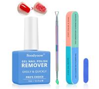 Soodyoow 15ml Dissolvant De Vernis À Ongles En Gel Paquet, Remover Vernis Semi Permanent, Dissolvant Et Rapide 3 à 5 Minutes Sans Endommager Les Ongles, Livré Avec Des Accessoires