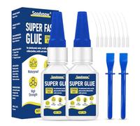 Soodyoow 2 * 30g Colles Fortes, Super Glue Extra Forte, Colle Instantanée Universelle, Glues Extra Forte, Colle Universelle Plastique, Bois, Métal, Verre