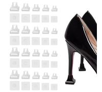 SooGree Lot de 20 paires de protections de talons hauts, 5 tailles, couvre-talons, housses de talon de rechange pour mariage en plein air, arrêtez de s'enfoncer dans l'herbe