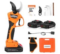 SOOJOOK 8605 Secateur Electrique Professionnel, 40mm 21V 1050W | Progressif, avec 1.2M Câble D'extension, pour Oliviers, Vignobles, Les Pommiers