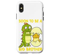 Soon to BE A BIG Brother Dinosaure T Rex Toddler Père Daddy Coque pour iPhone X/XS