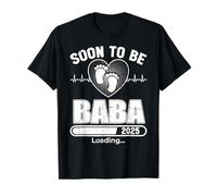 Soon to Be Baba 2025 : première Rencontre Amusante Entre Papa et Famille T-Shirt
