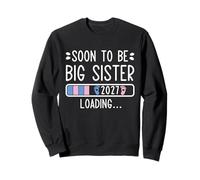 Soon to Be Big Sister 2027 Chargement de l'annonce de Grossesse Sweatshirt