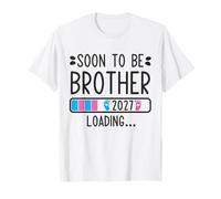 Soon to Be Brother 2027 Chargement de l'annonce de Grossesse T-Shirt