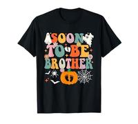 Soon to Be Brother Halloween Annonce de Grossesse Citrouille T-Shirt