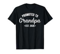 Soon to Be Grandpa Est 2026 Promoted to Grandpa Est 2026 Men T-Shirt