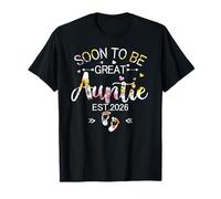 Soon to be great Auntie 2026 Mother's Day First time Auntie T-Shirt