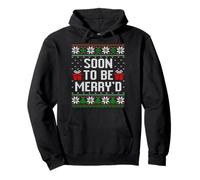 Soon to Be Merry'd Engaged Couples Matching Christmas Christmas Sweat à Capuche