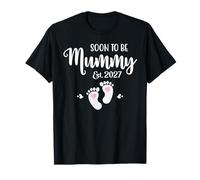 Soon to Be Mummy est. 2027 Bébé drôle Maman T-Shirt