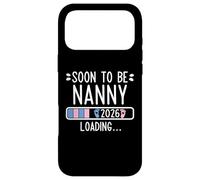 Soon to Be Nanny 2026 Loading Pregnancy Announcement 2026 Coque pour iPhone 17 Pro Max