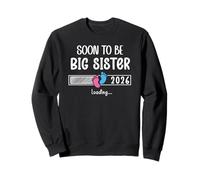 Soon to Be Sister 2026 Promoted to Big Sister Again Loading Sweatshirt