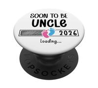 Soon to Be Uncle 2026 Loading New Uncle Promoted to Uncle PopSockets PopGrip Adhésif