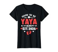 Soon to Be Yaya Again 2026 Fun Grandma 2ème 3ème Fois T-Shirt