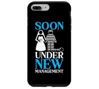Soon Under New Management Bachelor Party Marié Engagé Coque pour iPhone 7 Plus/8 Plus