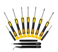 SOONAN 12 En 1 Tournevis Torx/Étoiles/Tx Magnétiques Professionnels De Précision, T3 T4 T5 T6 T8 T10 Screwdrivers Magnétiques Pour Téléphone Mobile Xbox PS4 Anneau Porte D’affiche Ordinateur
