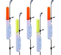 Soonbuy 5 Pack Fishing Light Sticks, Waterproof Fishing Light Sticks, Led Night Bite Alarm - Battery Included Type 425 Un