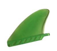 soonbuy Palmes de surf, 11,7 cm avec vis, ailette centrale souple et flexible, aileron de sécurité souple pour longboard SUP Stand Up Paddleboard Vert