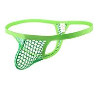 SoonerQuicker 4PC Strings Boxer Hommes Briefs Pyjama Slip Sous-VêTements Sexy Push Up Gay Ouvert Dim Lot Coton Transparent Eminence Taille Haute Basse Pulse Filet Elephant Underpants T-Back Underwear