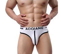 SoonerQuicker sous-vêtements Sexy pour Hommes Boxers Pouch Shorts Underpants Lingeries Creuses g String Slips Coton Peluche Mini Gros Seins Bas