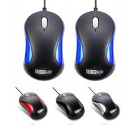 SOONGO Lot de 2 souris pour ordinateur portable - Convient pour le bureau et la maison - Compatible avec ordinateurs, ordinateurs portables, ordinateurs de bureau, Windows 7/8/10/XP/11, Vista et Mac -