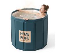 SOONHUA Baignoire pliable Ice Bath 70 x 65 cm | Baignoire sur pied peu | Aucun montage nécessaire. Isolation à 5 couches pour bain glacé et bain chaud. Idéal pour les petites douches. Maintient