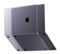 Soonjet Coque Compatible avec MacBook Air 15 Pouces M4 / M3 / M2 (A3241, A3114, A2941) 2025-2023, Protection Robuste Housse Translucide pour MacBook Air 15,3 Pouces - Gris Sidéral Claire
