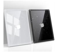 Soonjet Coque pour MacBook Pro 14" 2025-2021 | M5 M4 M3 M2 M1 Pro/Max | Antichoc à paillettes | Protection militaire contre les chutes | Coque rigide pour ordinateur portable | Transparent