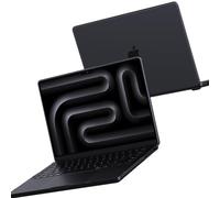 Soonjet Coque pour MacBook Pro 16" M4 2024-2021 M3 M2 M1 Pro/Max Coque de protection rigide pour ordinateur portable A3403 A3186 A2991 A2780 A2485 - Noir spatial transparent