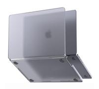 Soonjet Coque rigide de protection pour MacBook Pro 16" M4 2024, 2023, 2021 M3 M2 M1 Pro/Max [couleur 100 % officielle assortie] pour ordinateur portable - Gris sidéral transparent