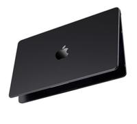 Soonjet Coque Rigide pour MacBook Air 15" M4 2025, 2024, 2023 M3 M2 [Finition Mate supérieure] [Armure Ultra Fine] Coque Rigide pour Ordinateur Portable - Noir Noble Transparent