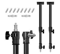 Soonpho 2-Pack Photographie Montage Mural Bras flèche Mur Montage Plafond Bras Boom Longueur réglable jusqu'à 67cm avec 3/8" 1/4" Filetage Adaptateur Universel pour Les Lampes vidéo,réflecteurs