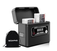 Soonpho BT-FZ100 Mobile Boîtier de Chargement de Batterie pour Sony NP-FZ100 Camera Battery Charging Case pour Sony 5D Markll 5DS 5DSR 6DMarkll 6D 7DMarkll 7D EOS60D 60DA 70D 80D 90D EOS-R EOS R5 R
