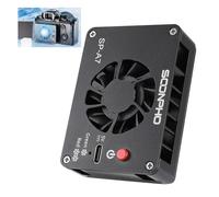 Soonpho Camera Cooling Fan Ventilateur d'appareil photo Mini ventilateur de refroidissement réglable intelligent Système refroidissement avec port de charge Type-C Compatible avec Sony/FUJIFILM/Canon