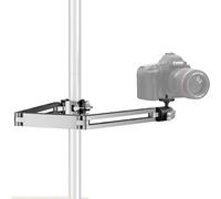Soonpho DIY SP-T04 Trépied de Table Caméra Suspendue Support pour Webcam Tube Unique 3 Sections avec Tête de Lampe à Tête Sphérique 1/4" et Support Téléphone Portable pour Caméra,Live (SP-T04)