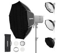 SOONPHO KS-90 35,4in/90cm Softbox Octogonale Monture Bowens,Soft Box Kit Déblocage Rapide avec Diffuseur,Grille en Nid d'abeille et Sac de Transport,Compatible avec Godox SK400IIIV,SK300IIV,MS300V