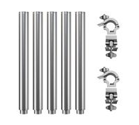 Soonpho SP-T150 Trépied de Table pour Caméra Suspendue Barre Transversale 5 Sections 150cm et Pince Transversale 2 Pièces pour Les Kits de Trépieds de Table pour Le Live et Le Bricolage (SP-T150)