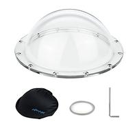 SOONSUN Cache de remplacement pour port dôme de 15,2 cm pour GoPro Hero 13/12/11/10/9/8/7/6/5 et caméra d'action DJI Osmo - Dôme en acrylique transparent avec joint torique étanche, kit d'outils et