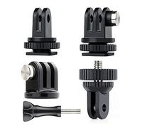 SOONSUN Adaptateur de Montage pour trépied, Adaptateur à vis 1/4-20, Adaptateur de Conversion pour trépied et Griffe Compatible avec GoPro Hero 12 11 10 9 8 7 6 5 4 3 2, Session, Max, et Toutes Les