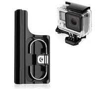 SOONSUN Loquet de Rechange en Aluminium pour caméra GoPro Hero 4 Hero 3+ Hero 4 Boîtier Squelette étanche Noir