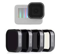 SOONSUN Lot de 4 filtres CPL ND8 ND16 ND32 pour GoPro Hero 12 11 10 9 Noir, densité Neutre et polarisant Circulaire pour caméra GoPro Hero 9 10 11 12