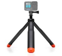 SOONSUN Perche à Selfie Flottante 4 en 1 pour GoPro Hero 11, 10, 9, 8, 7, 6, 5, 4, 3, Max, Fusion, Session, DJI OSMO, AKASO, Insta360 - Utilisation comme poignée Flottante, Monopode Extensible,