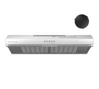 SOONYE 60 cm visière hotte sous armoire hottes aspirantes en acier inoxydable mural ventilateur d'extraction de cuisine