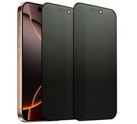 SOOPUR Lot de 2 films protecteurs d'écran mats compatibles avec iPhone 16 Pro Max, anti-espion, anti-éblouissement, protection des yeux en verre trempé de 17,9 cm, lisse et sensible au toucher